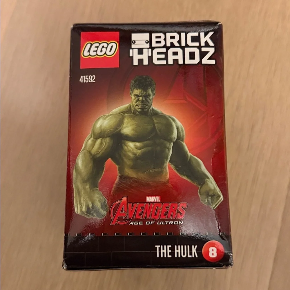 Lego brick headz the hulk set 41592 new in sealed box 93 pieces retired & rare!
